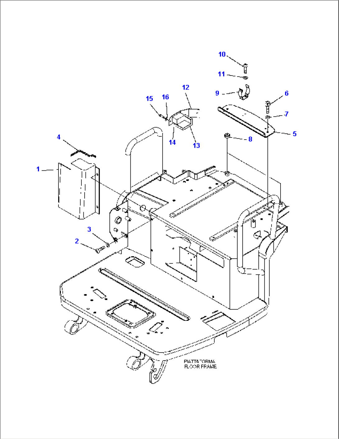 PLATFORM COVER (FOR CAB)