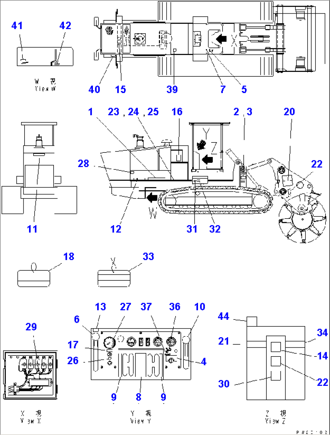 MARKS AND PLATES (1M DISC SPEC.)(#11518-)