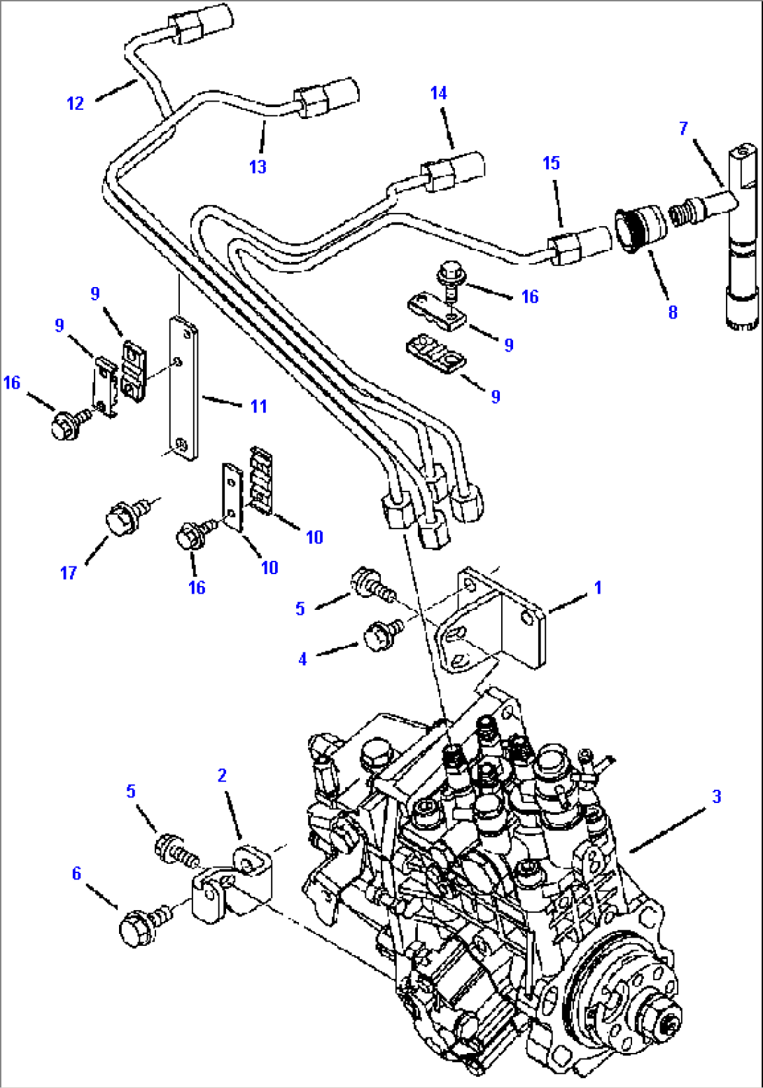 FIG. A0131-01A1 ENGINE - FUEL PIPING