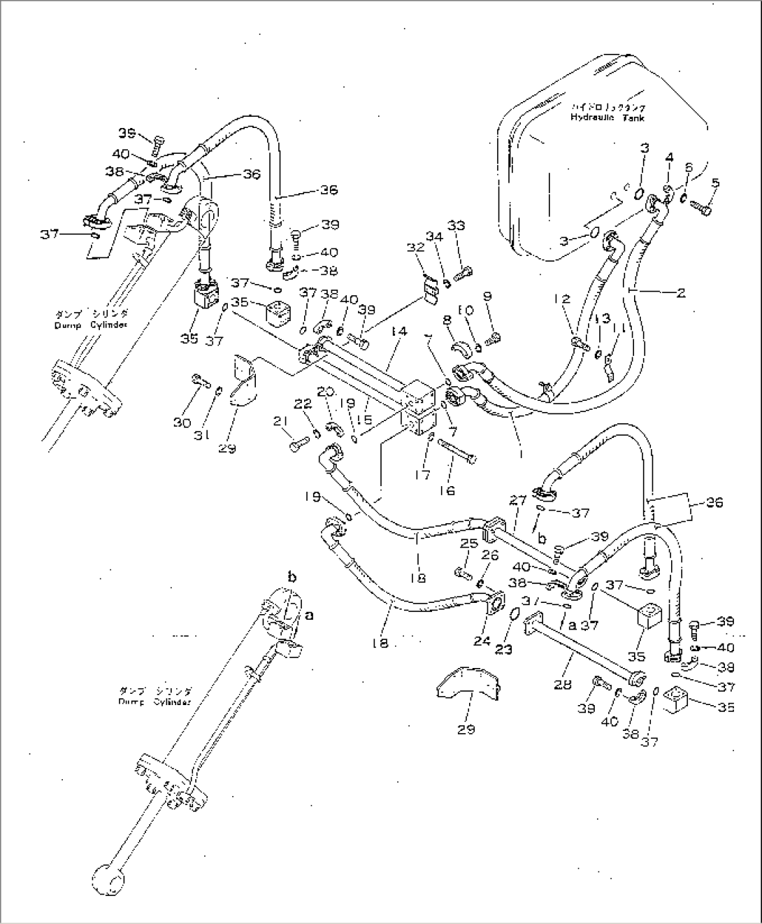 DUMP CYLINDER PIPING