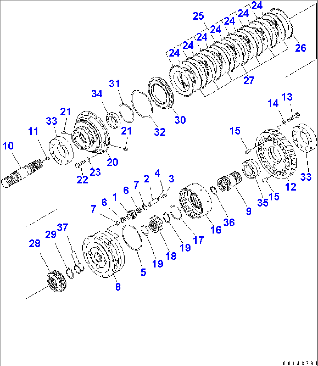 TRANSMISSION (DIFFERENTIAL)(#7001-)