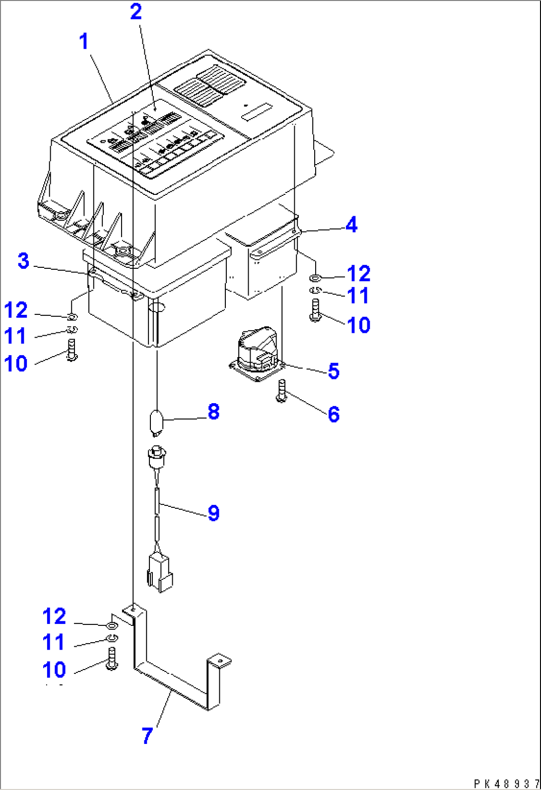 MAINTENANCE MONITOR (INNER PARTS)