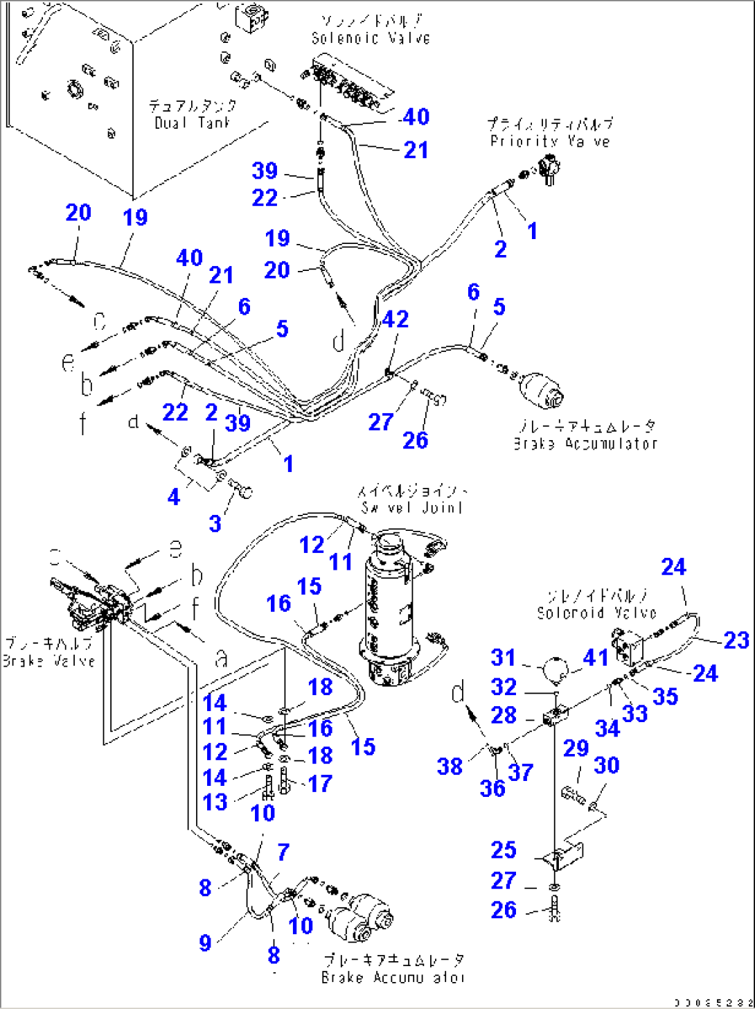 BRAKE LINE (UPPER) (HOSE)