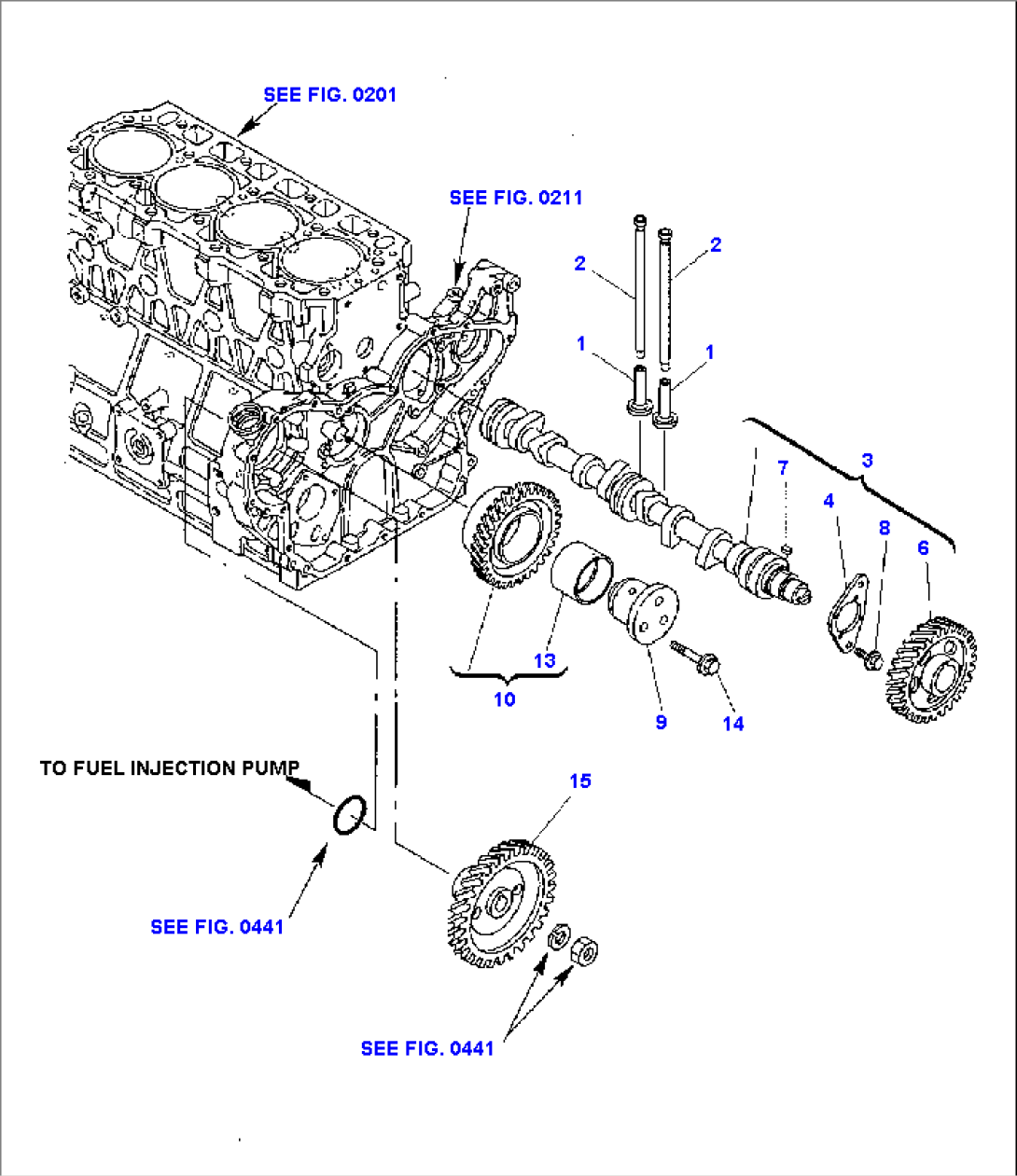 CAMSHAFT & DRIVING GEAR