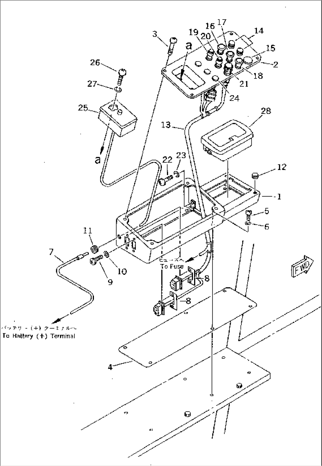 CONTROL BOX (FOR STEEL CAB)(#15001-16448)