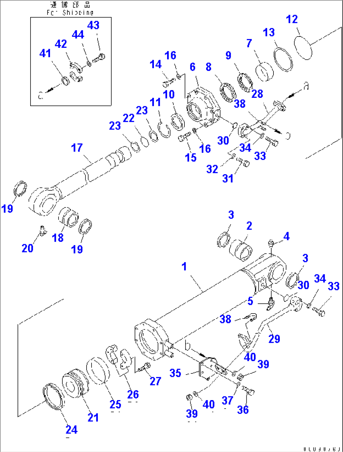 RIPPER TILT CYLINDER
