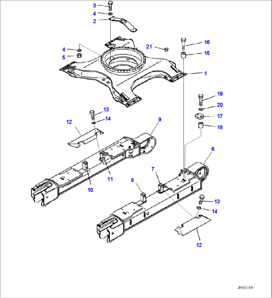 R1100-002001 TRACK FRAME VARIABLE GAUGE TYPE
