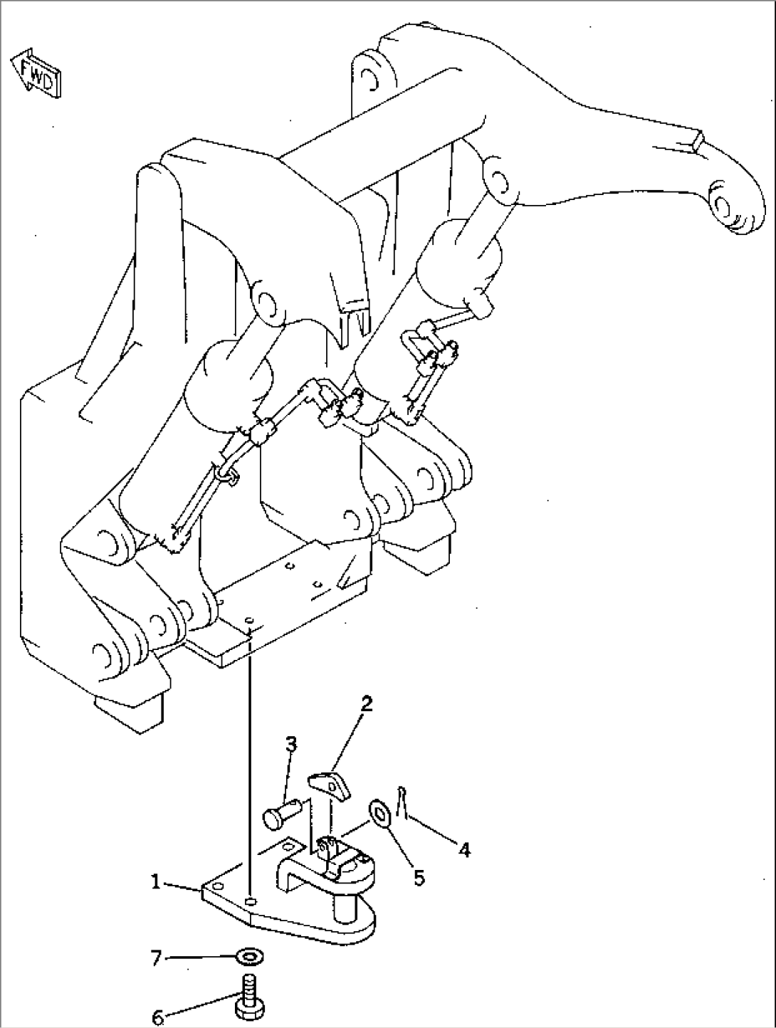 DRAWBAR (FOR 3-POINT HITCH)