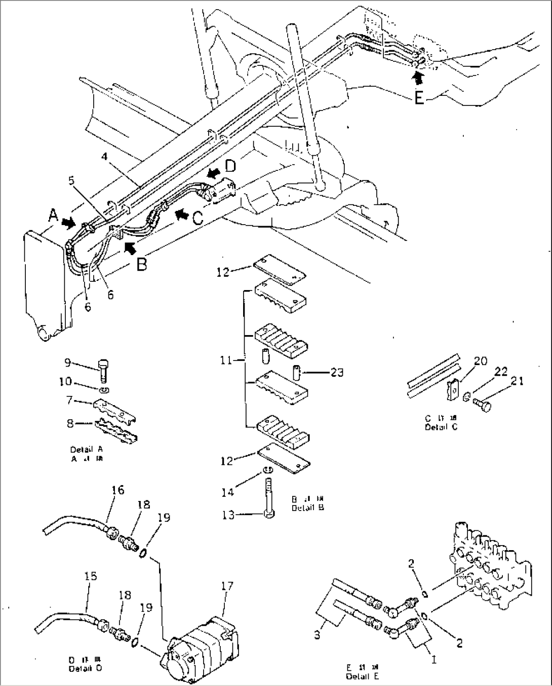 HYDRAULIC PIPING¤ CIRCLE REVERSE(#50317-50610)