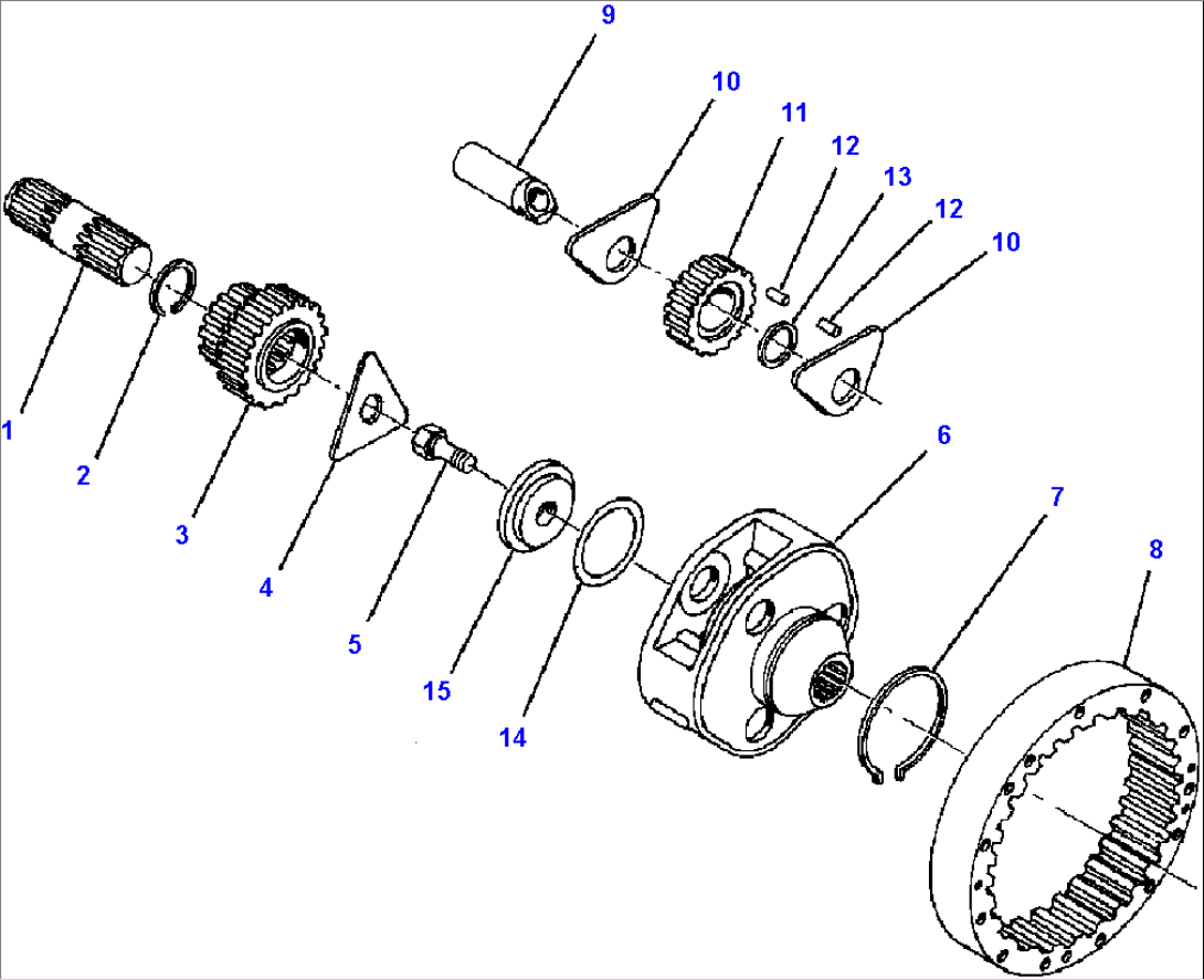 FIG. F5550-01A6 PLANETARY ASSEMBLY AND RING GEAR
