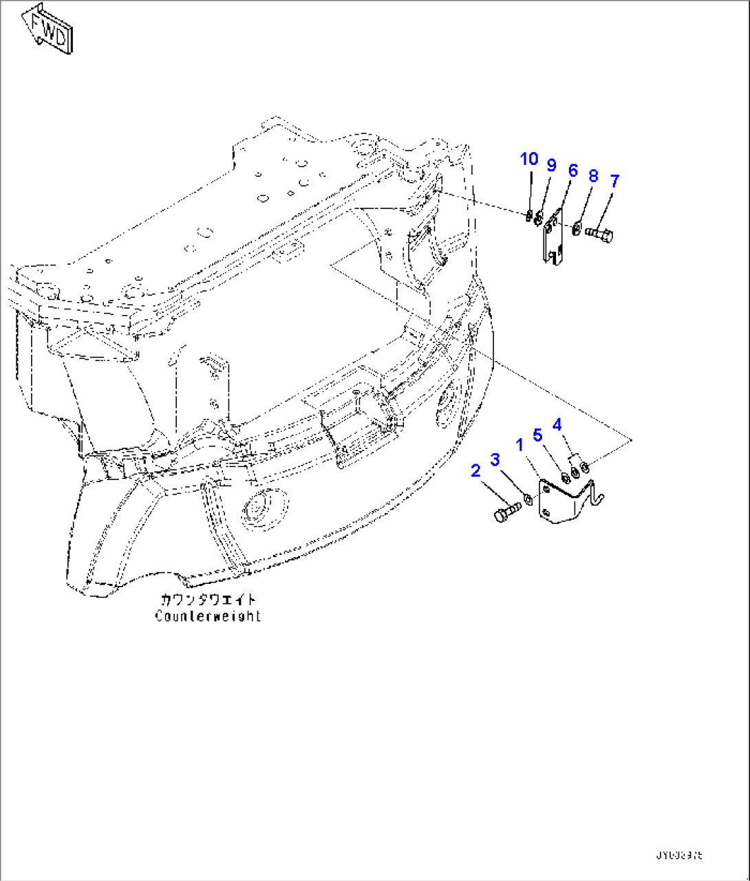 Counterweight, Lock (#30001-30402)