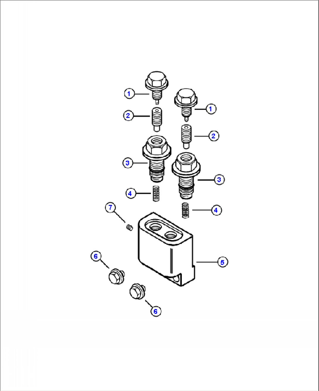 H3015-01A06 MAIN PUMP - STANDARD FLOW CA VALVE