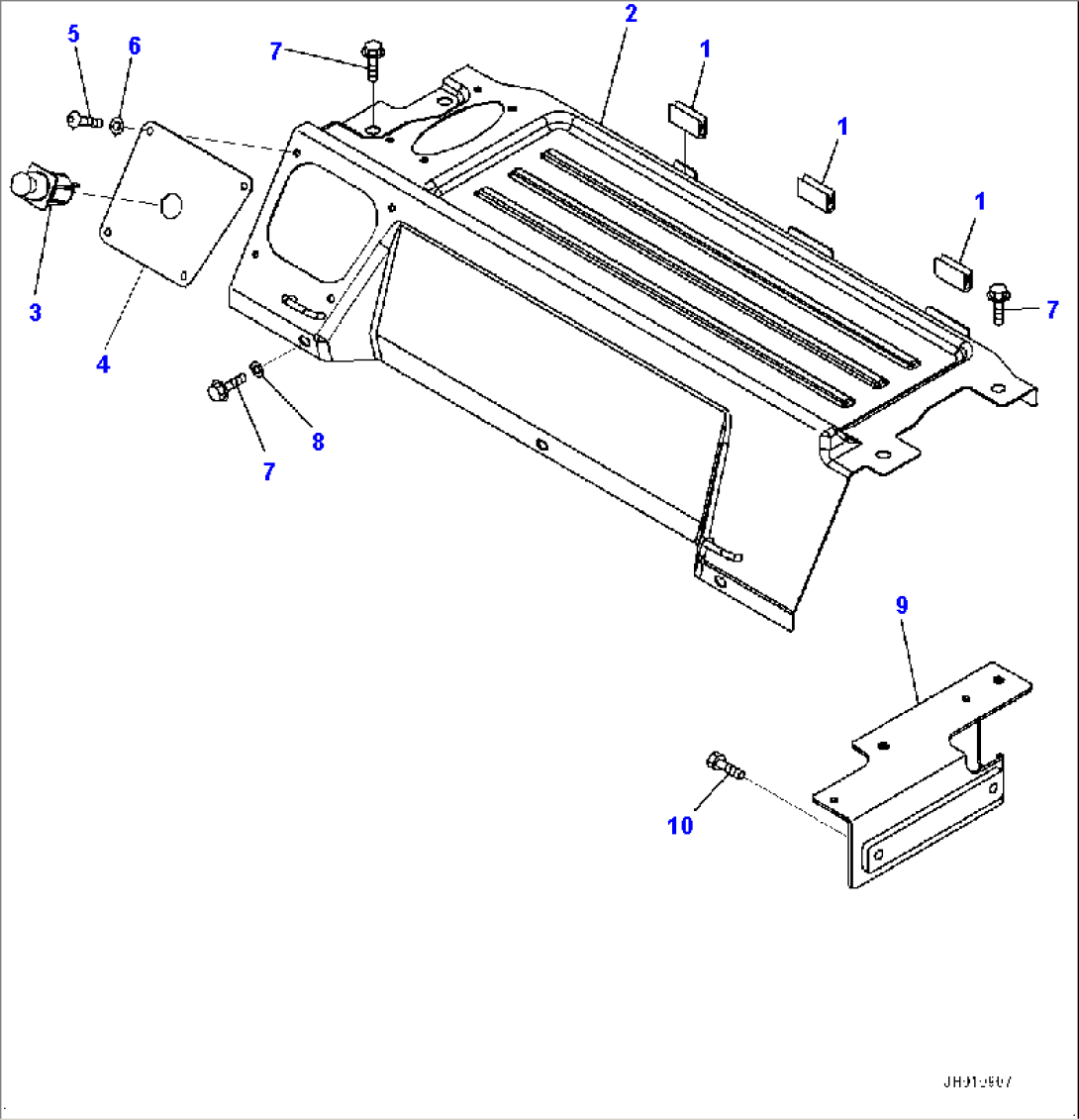 Cab, Cab In Parts, Luggage Plate and Cigarette Lighter (#500001-)