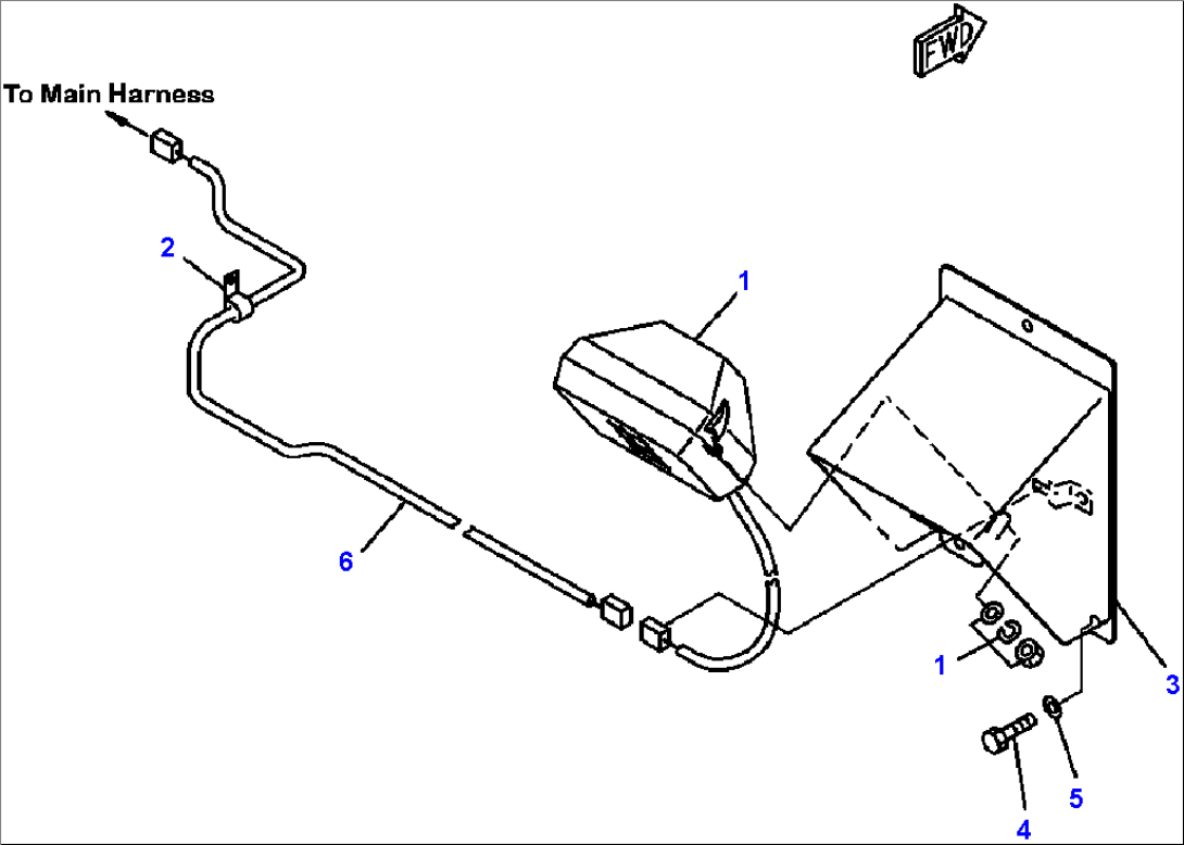 E0350-01A0 R.H. SIDE LAMP
