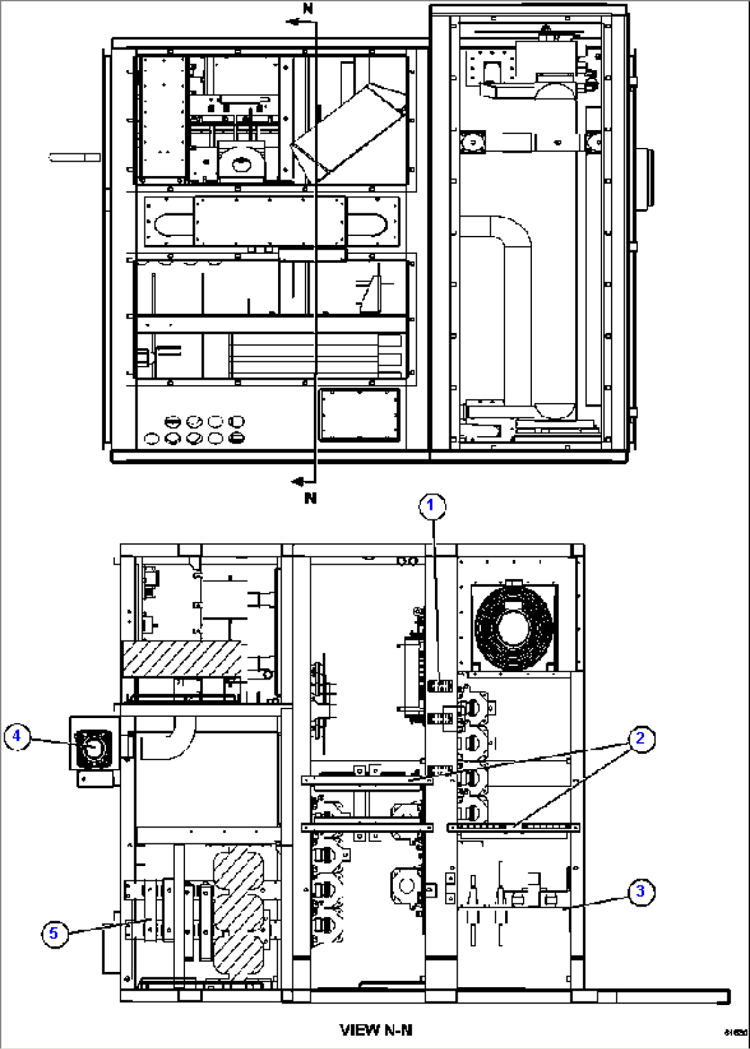 INVERTER CABINET - LEFT 3/6 PC1760
