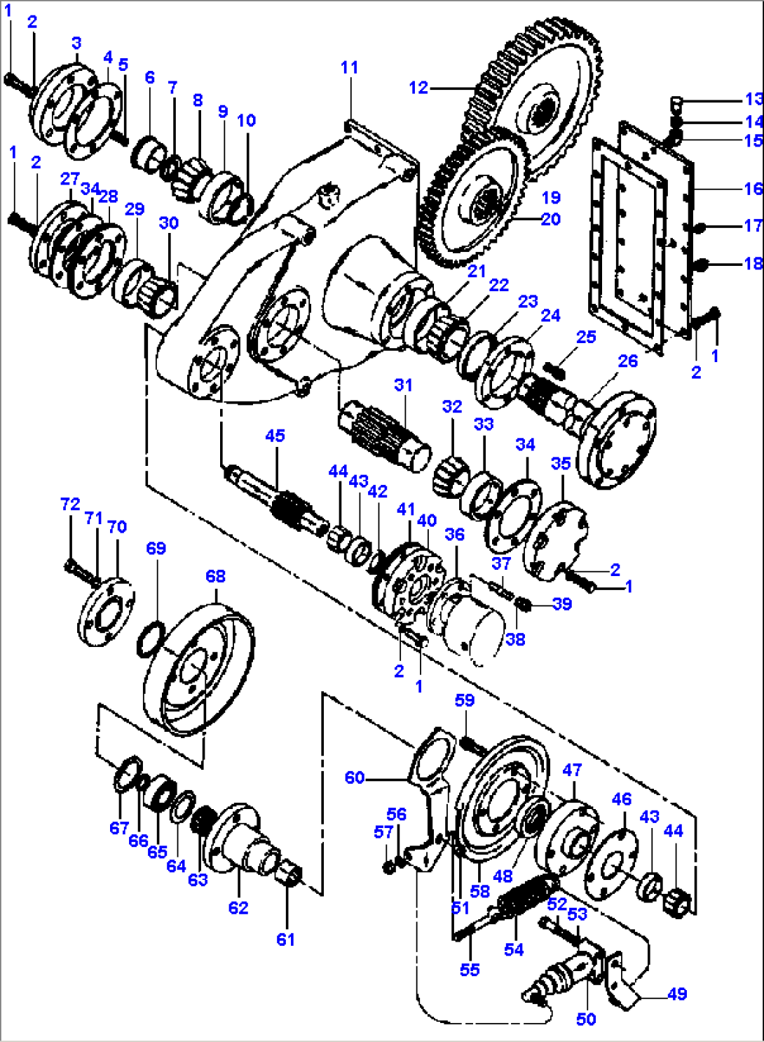 FIG. T0260-01A1 AUXILIARY HOIST DRIVE - 150FA