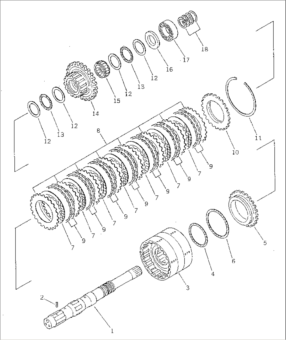 TRANSMISSION (FORWARD CLUTCH)(#10001-19999)