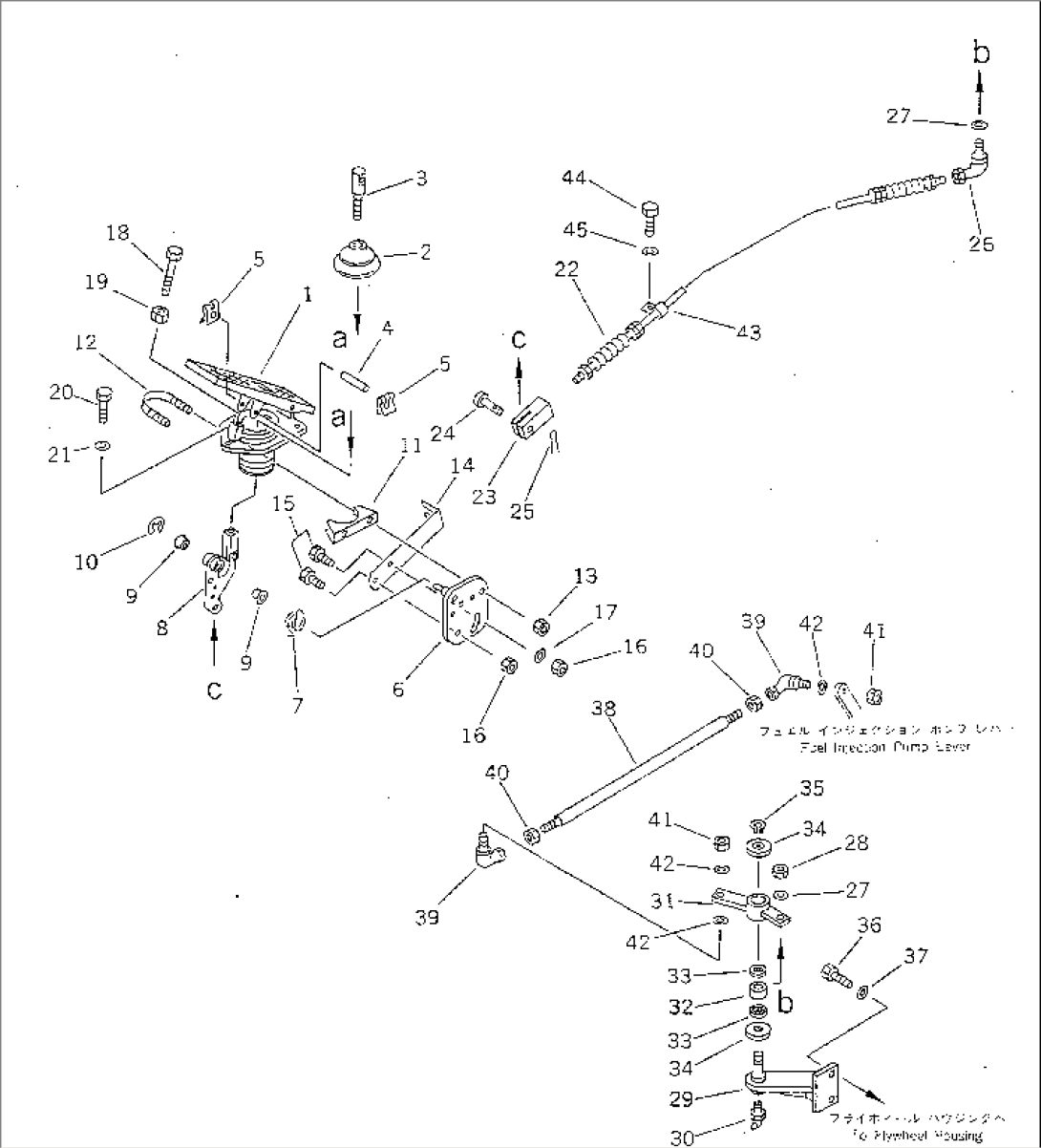 ACCELERATOR PEDAL AND LINKAGE(#20001-)