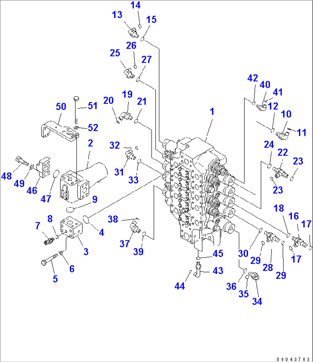 MAIN VALVE (NO.1 VALVE AND JOINT PARTS)(#30001-30051)