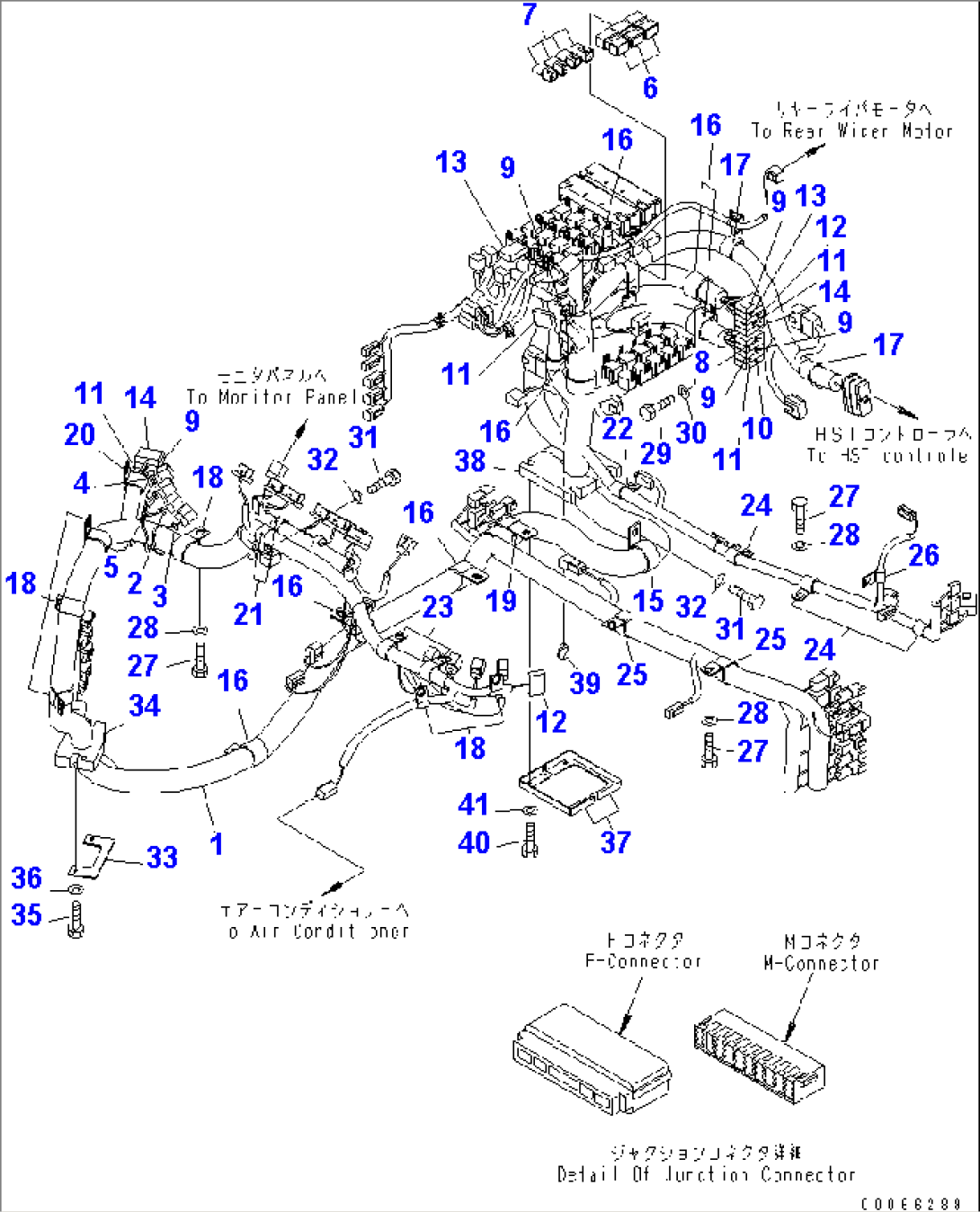FLOOR (FLOOR HARNESS) (1/3)(#70001-)