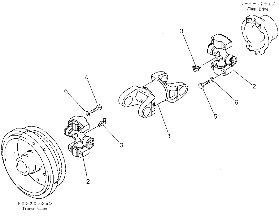 DRIVE SHAFT (TRANSMISSION / FINAL DRIVE)