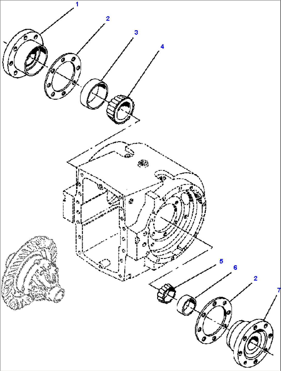 DIFFERENTIAL BEARING QUILLS NoSPIN DIFFERENTIAL