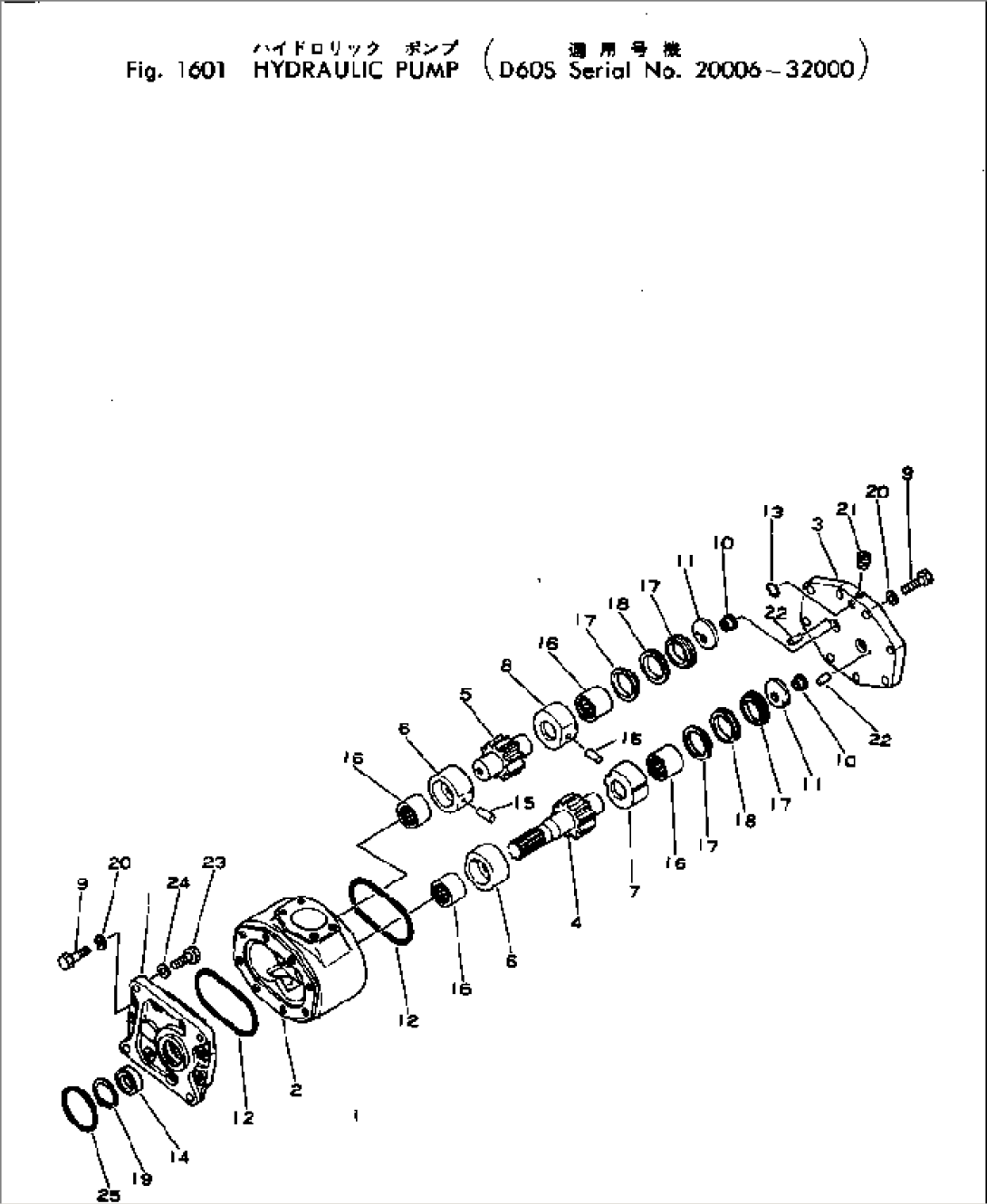 HYDRAULIC PUMP(#20006-32000)