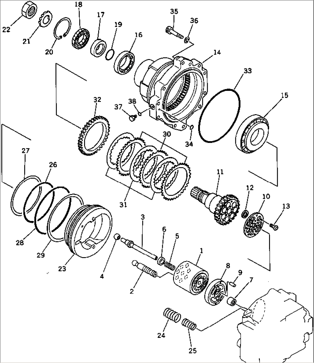 TRAVEL MOTOR (1/2)(#15001-15038)