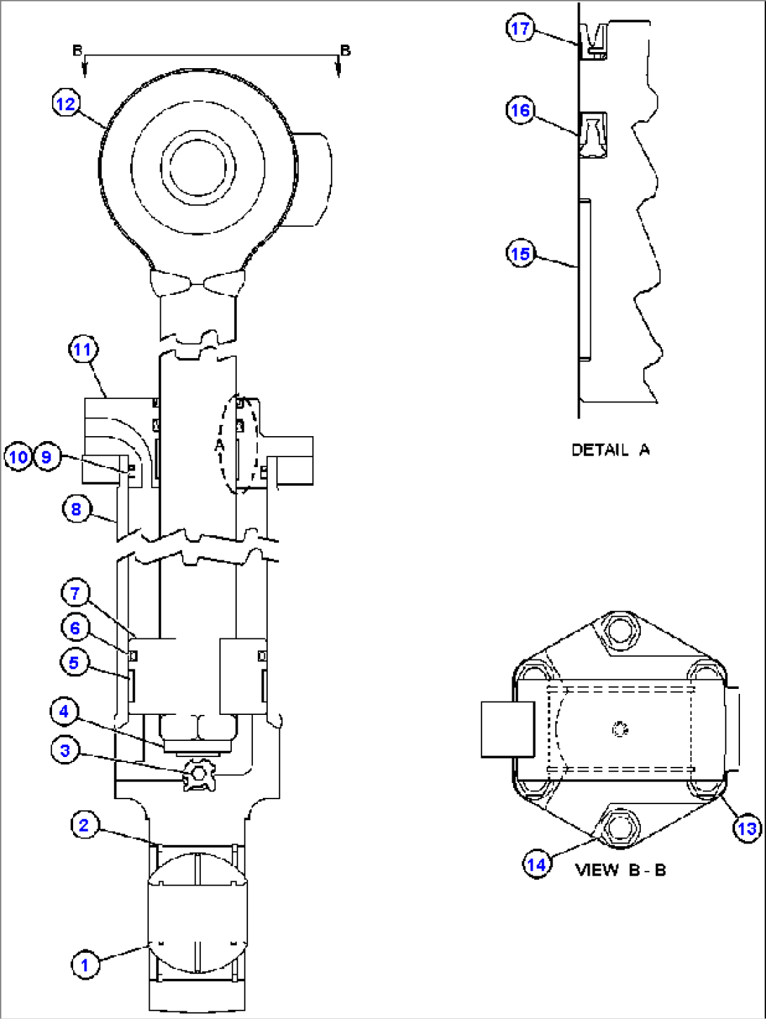 STEERING CYLINDER ASSEMBLY (EG0428)