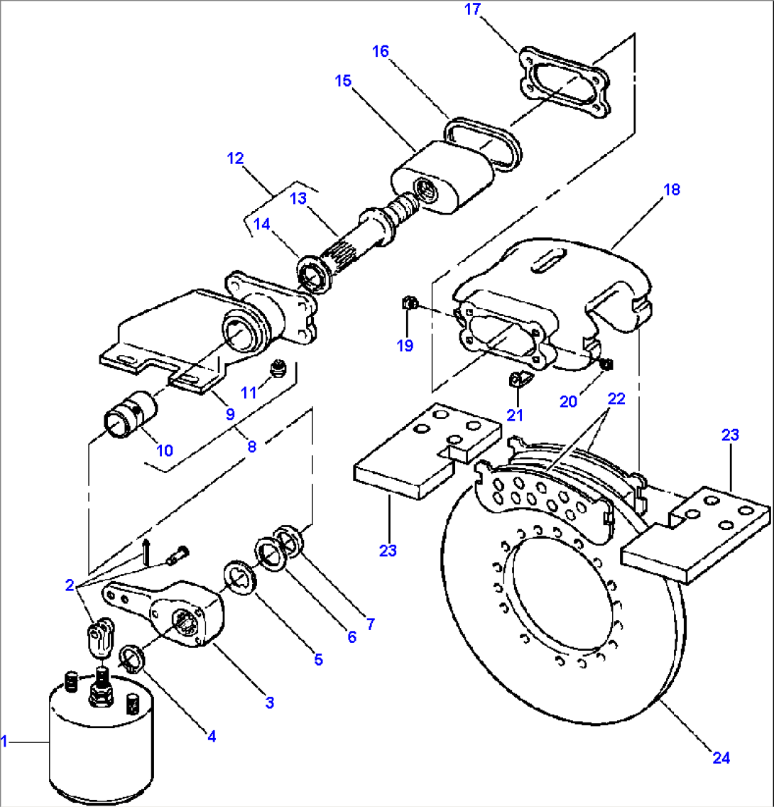 PARKING BRAKE CALIPER