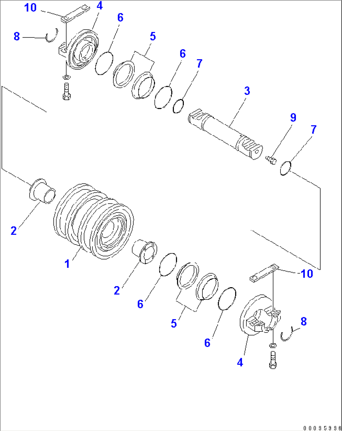 TRACK ROLLER (DOUBLE)