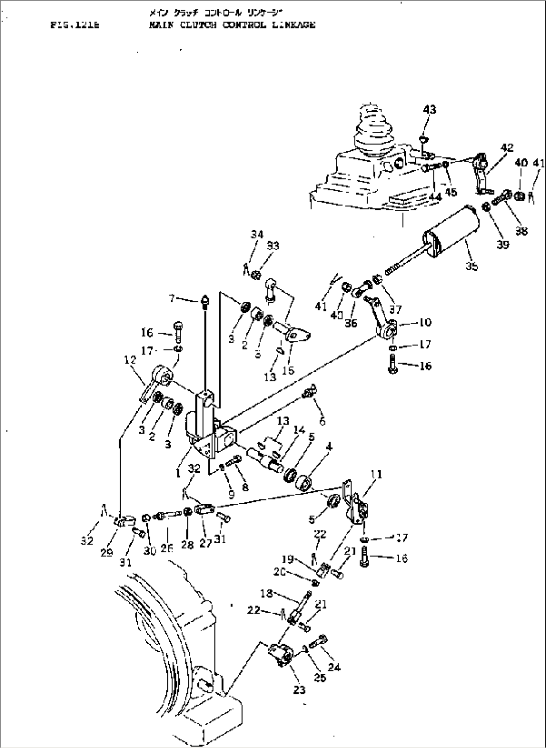 MAIN CLUTCH CONTROL LINKAGE