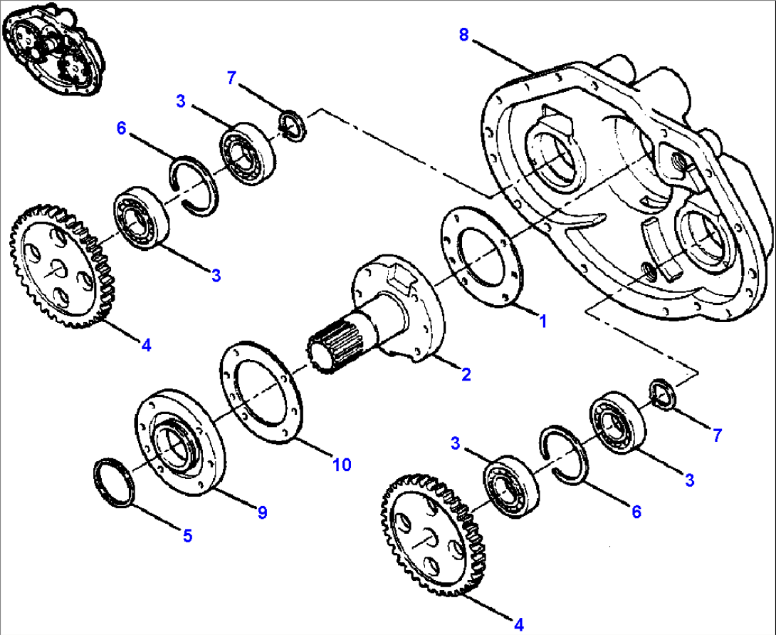 TORQUE CONVERTER - REAR HOUSING