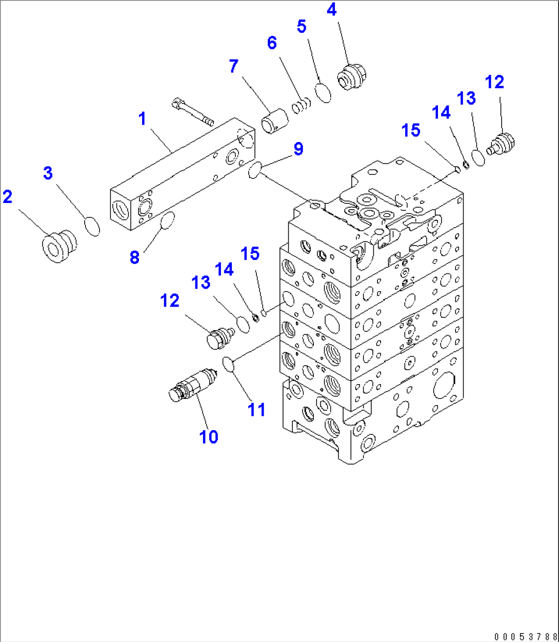 MAIN VALVE (3-SPOOL) (3/10)