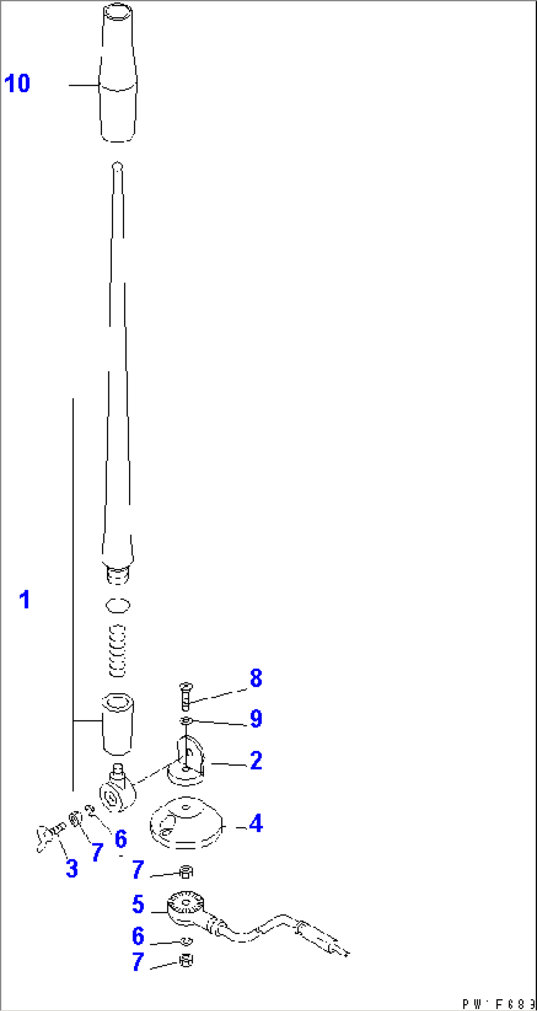 RUBBER ANTENNA(#72217-)