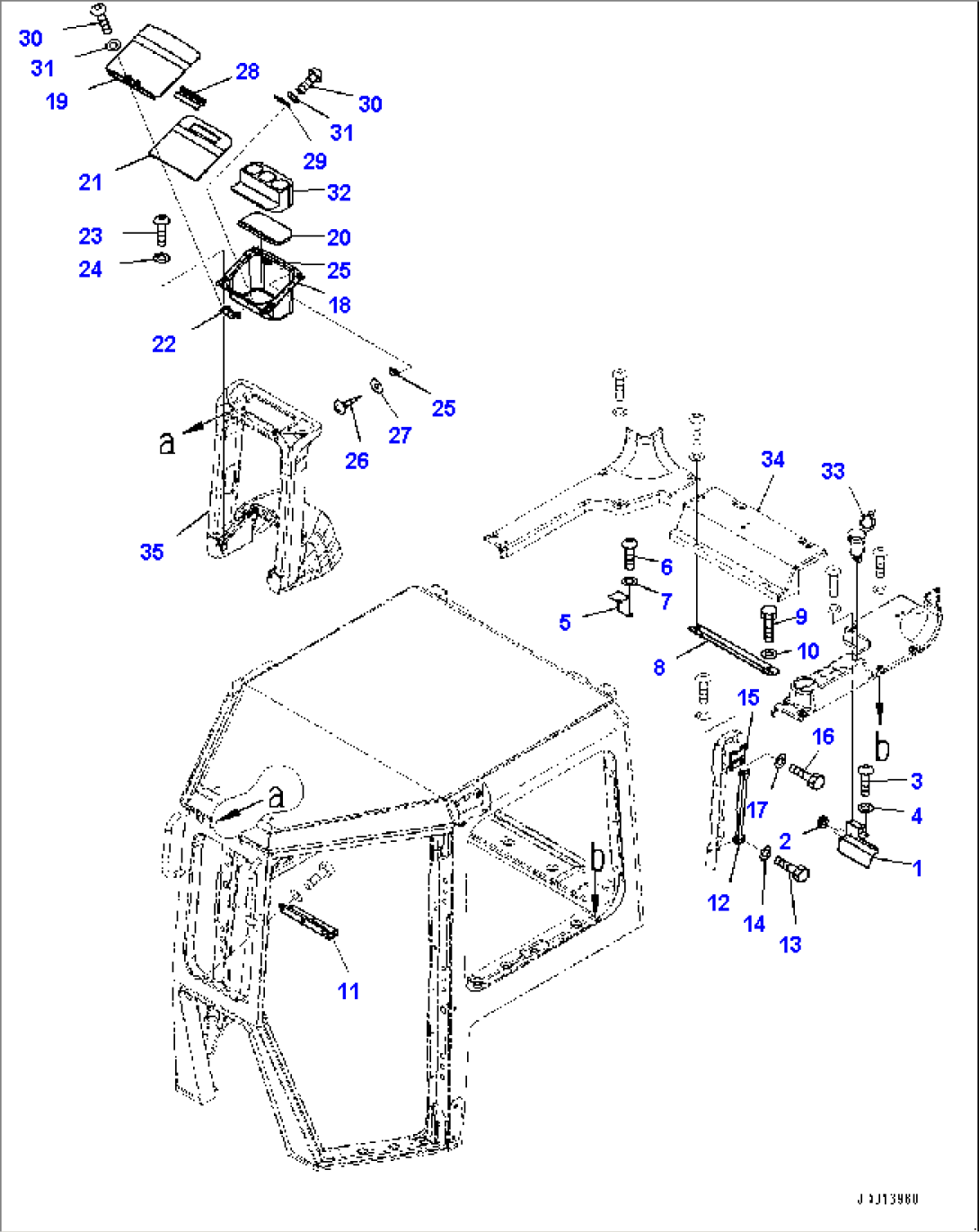 Cab, Envelope Parts (2/2) (#20003-)