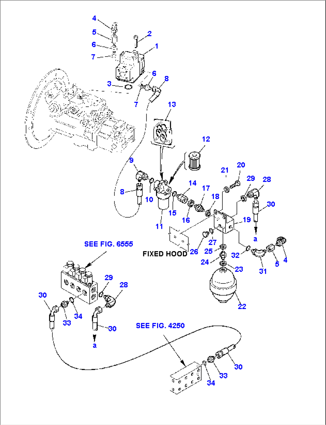 HYDRAULIC PIPING (PPC VALVE DELIVERY LINE)