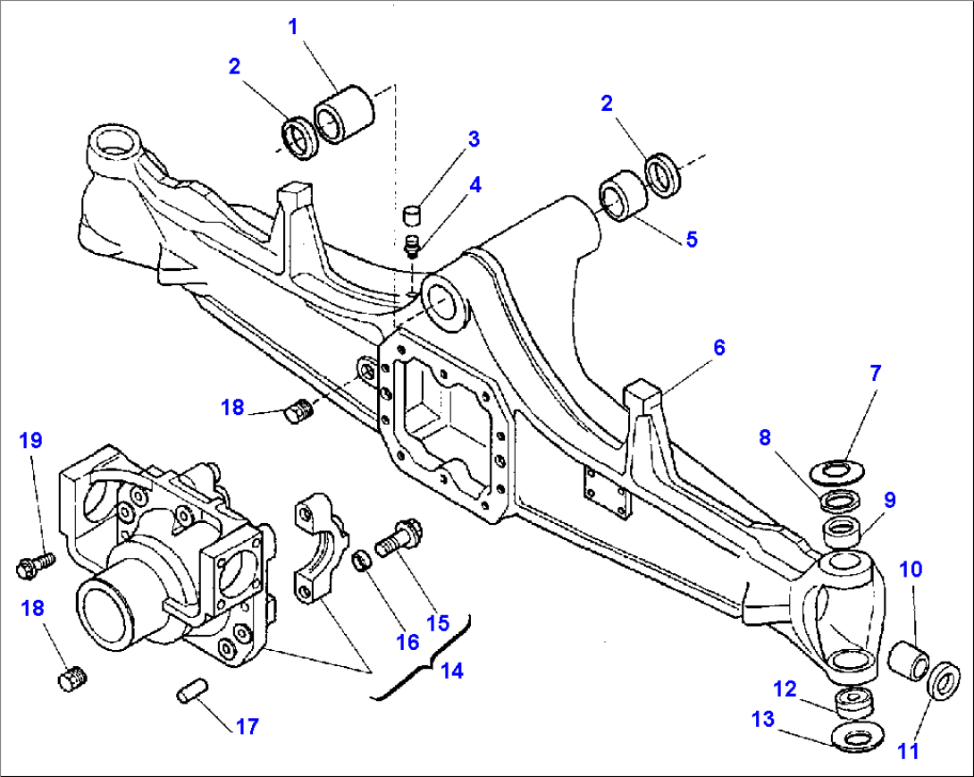 FRONT AXLE (4WD) (1/6)