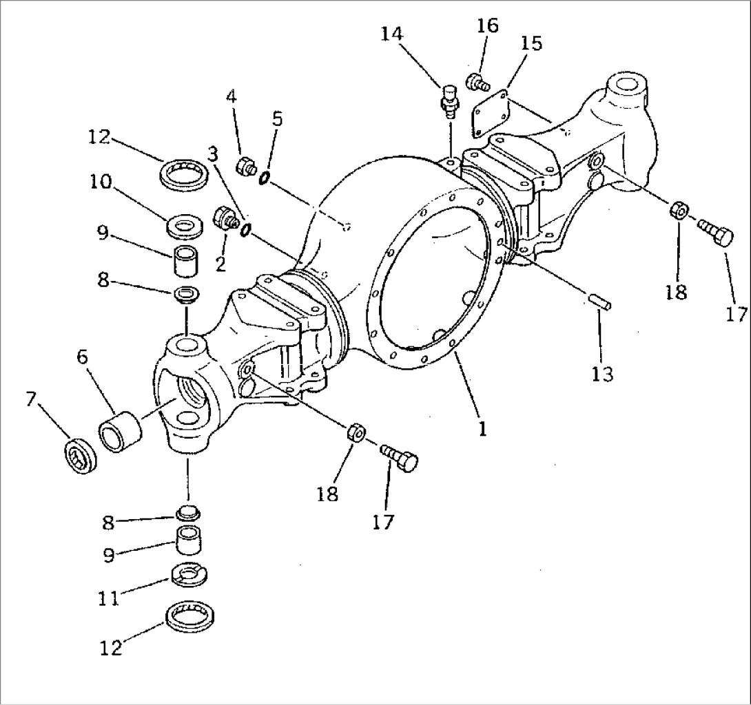 FRONT AXLE HOUSING(#1601-2300)