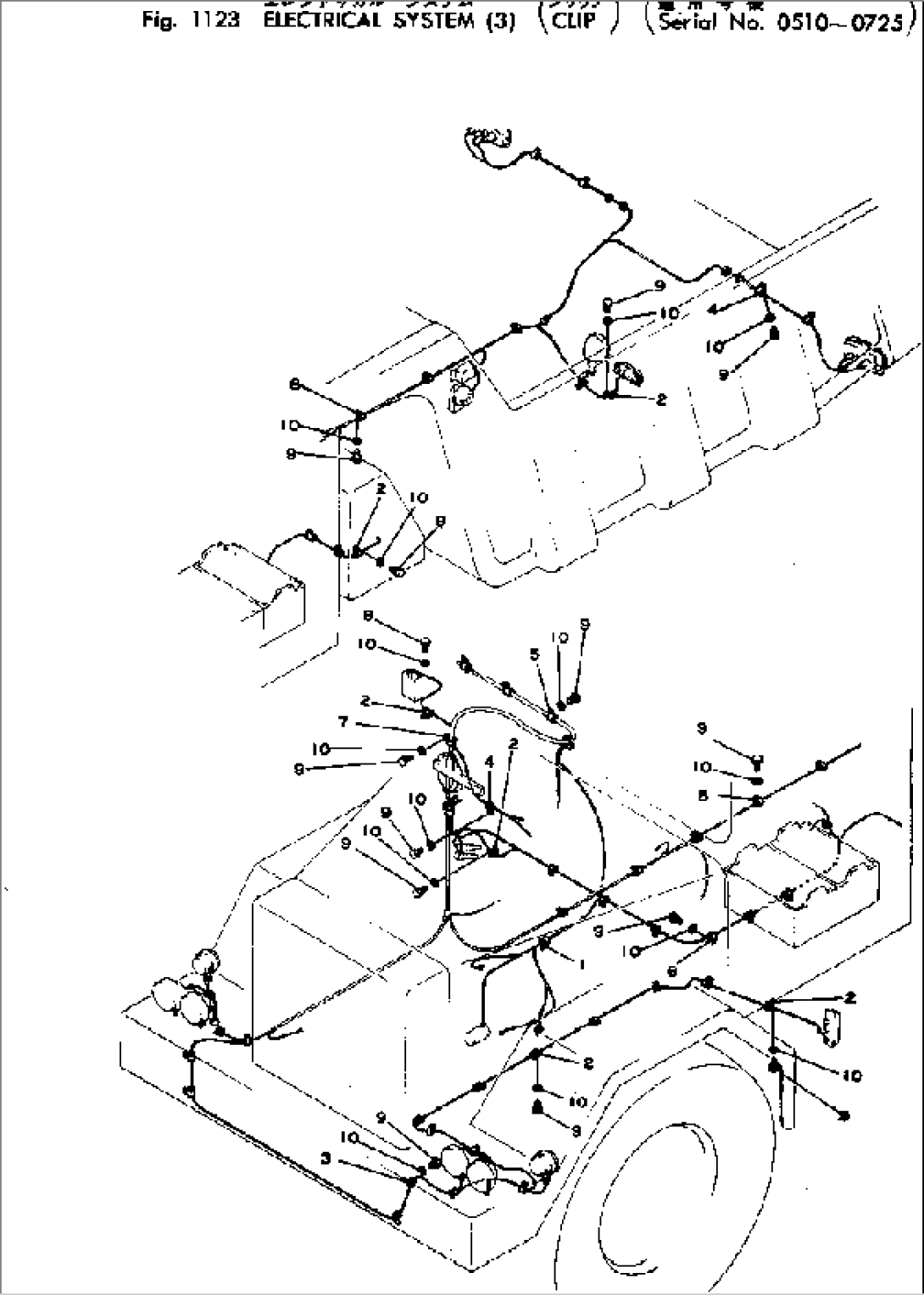 ELECTRICAL SYSTEM (3) (CLIP)(#510-725)