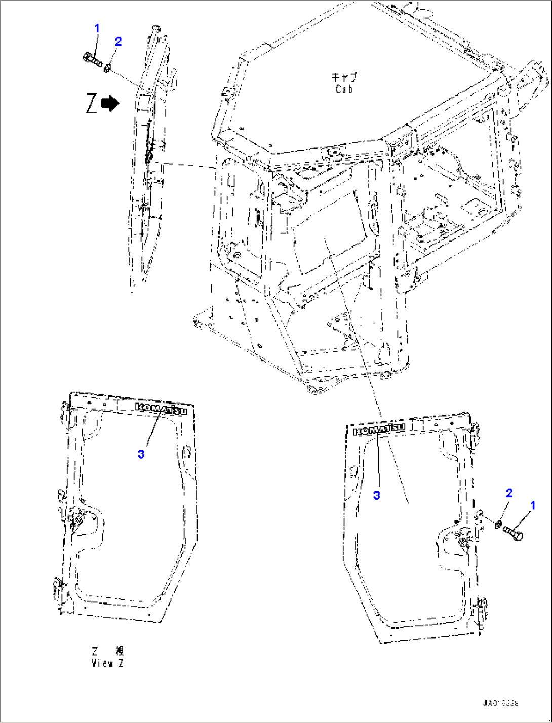 Cab, Door Related Parts (#80001-)