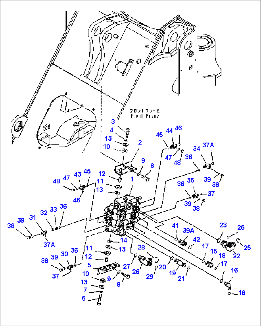 MAIN VALVE (FOR 4-SPOOL VALVE)
