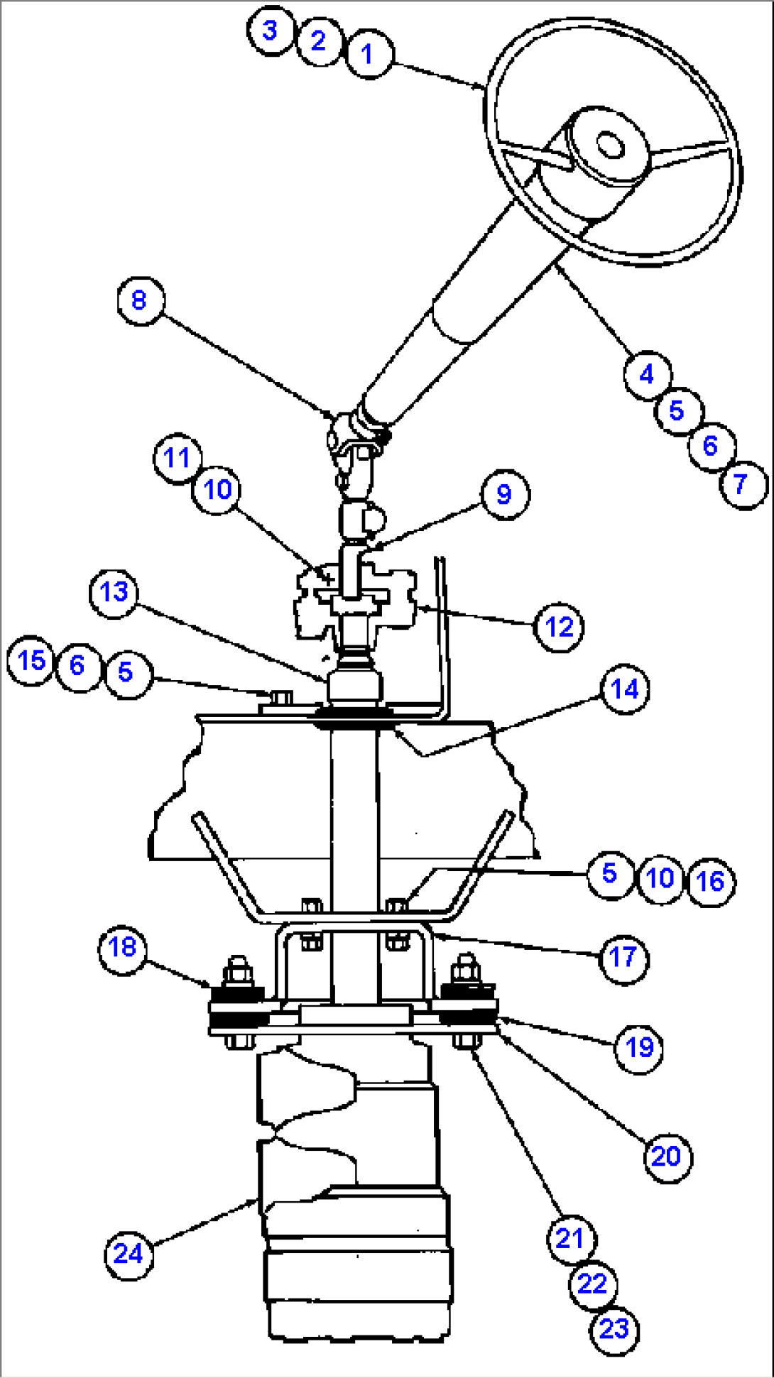 STEERING WHEEL & COLUMN INSTL