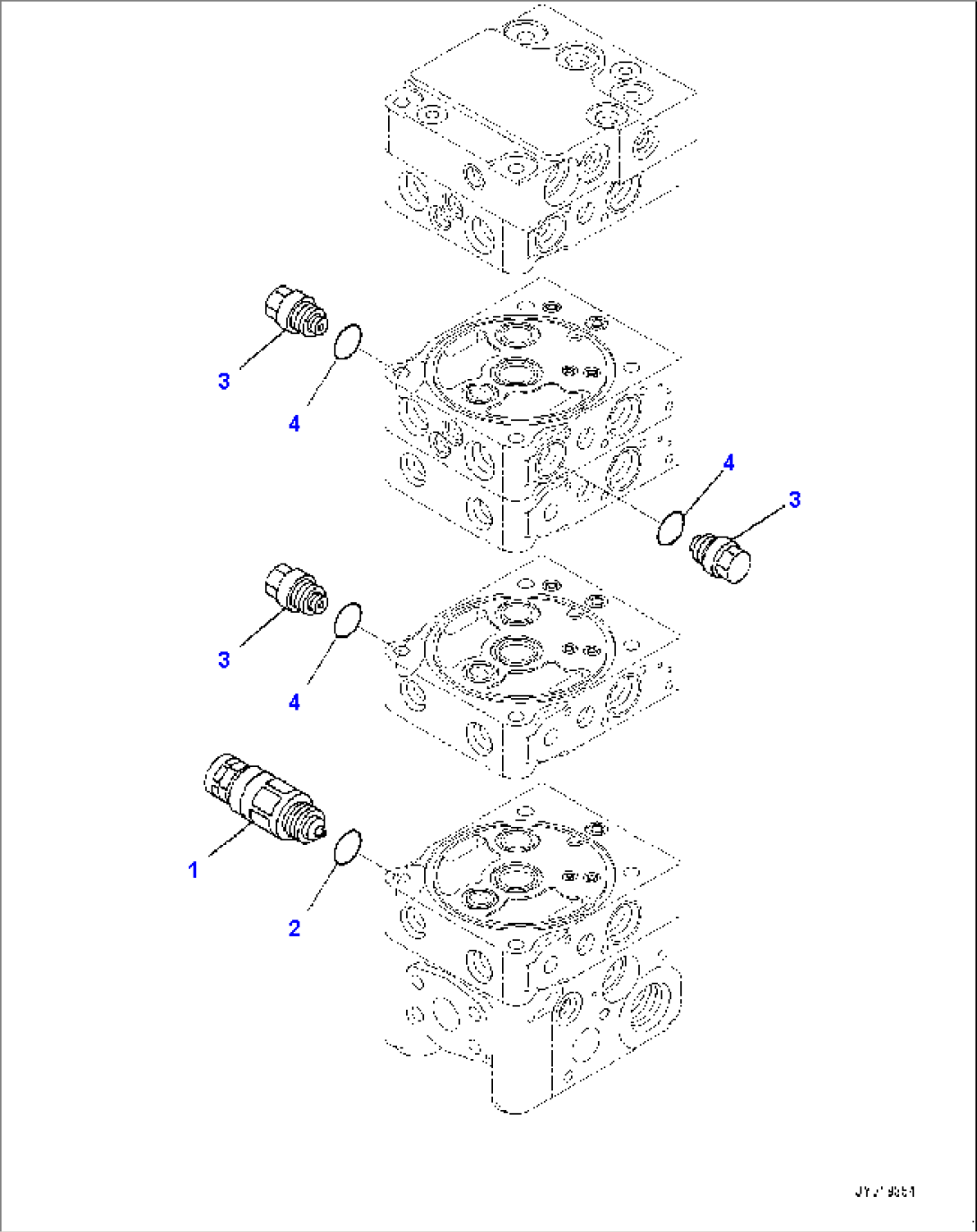 Control Valve, With Rear 1-Attachment, 5-Valve (9/12) (#B60001-)