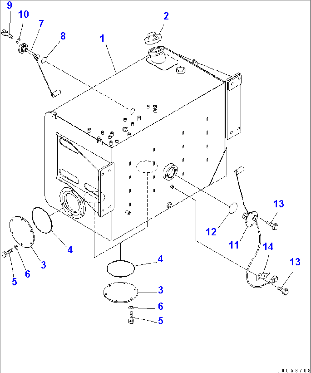 FUEL TANK (TANK) (WITH FUEL QUICK COUPLER)(#15001-15024)