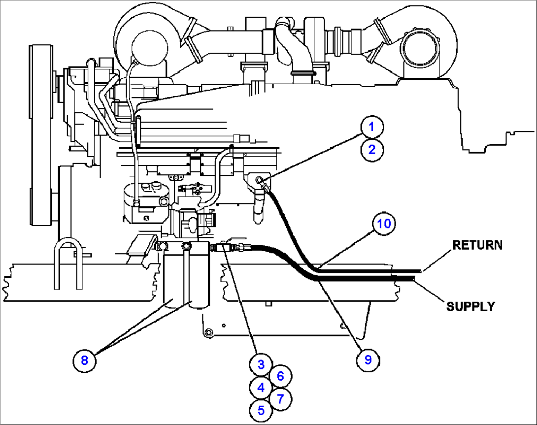 ENGINE FUEL PIPING