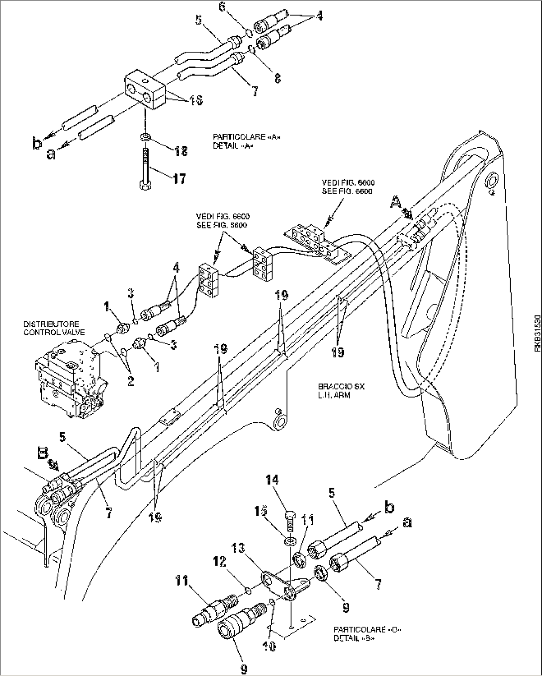 HYDRAULIC PIPING (ATTACHMENT LINE) (2/2)