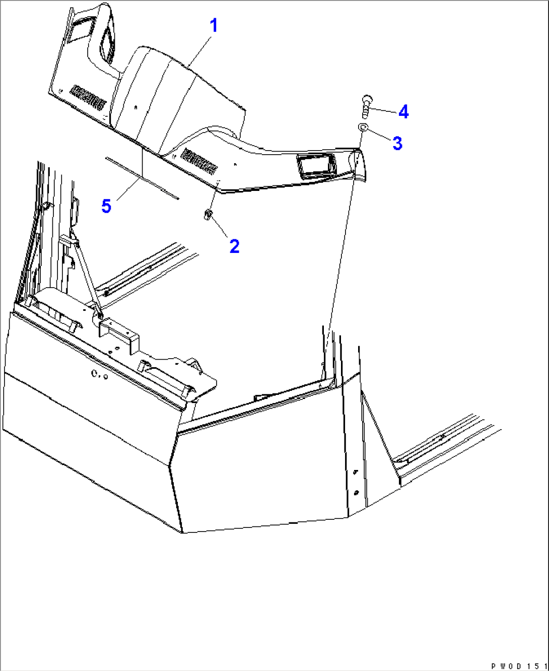 ROPS CAB (FRITZMEIER) (CAB ACCESORY)(#A37047-)
