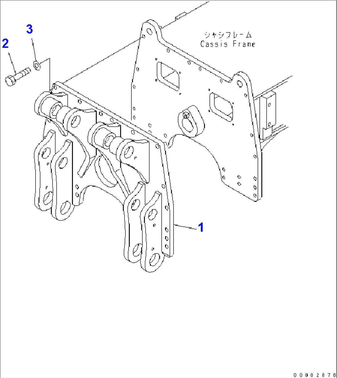 FRONT FRAME (FOR FRONT DOZER)