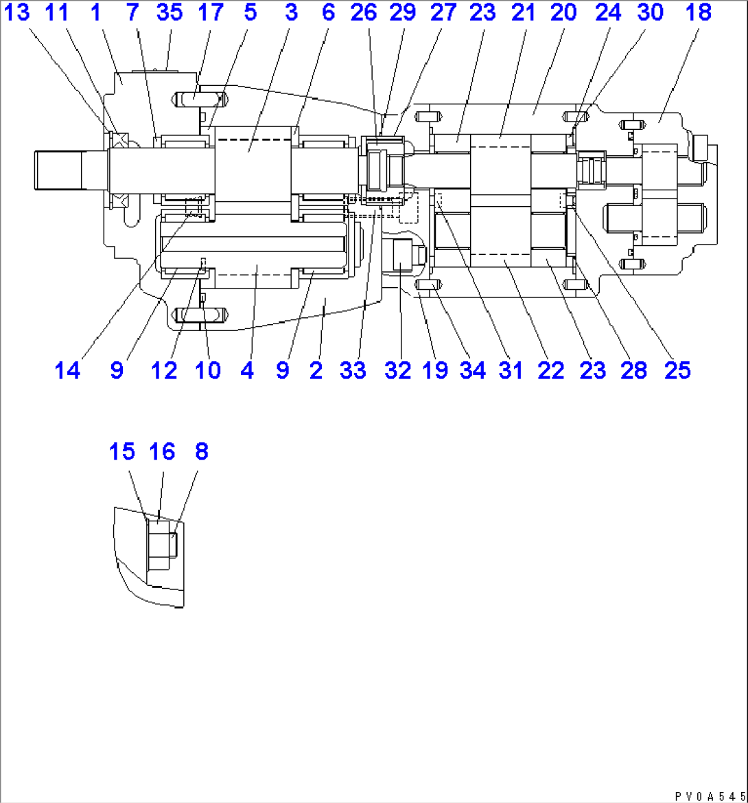 MAIN PUMP (2/15)(#1801-)